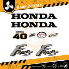 Decalcomania Adesivi Motore Fuoribordo Honda 40 cv Four Stroke - C