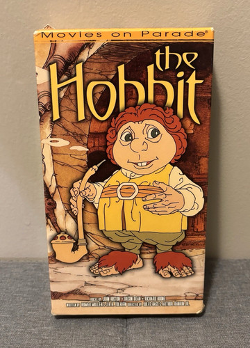 Vintage the hobbit vhs rankin - vintage,