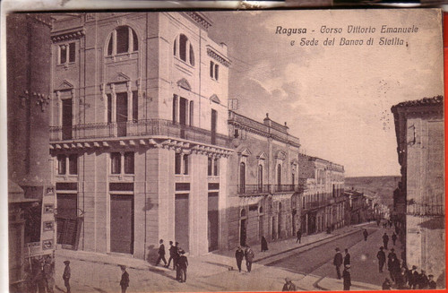 Cartolina ragusa viag - cartolina, fp