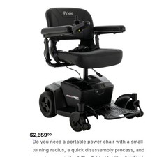 2025 Pride Mobility Go Chair