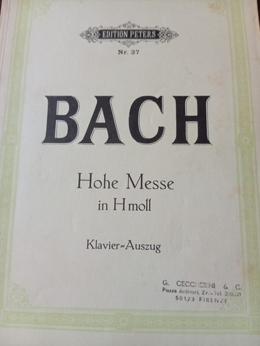 Messa minore bach - si,