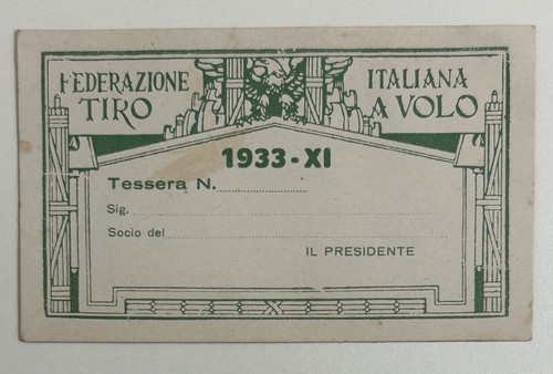Tessera sport federazione - tessera,