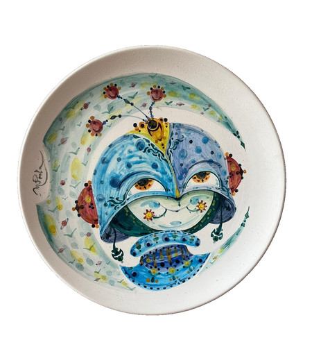 Marcello peola piatto - piatto, ceramica