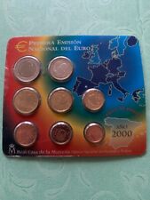 SPAGNA 2000 serie Divisionale di 8 valori 1 2 5 10 20 50 cent 1 2 euro in FDC