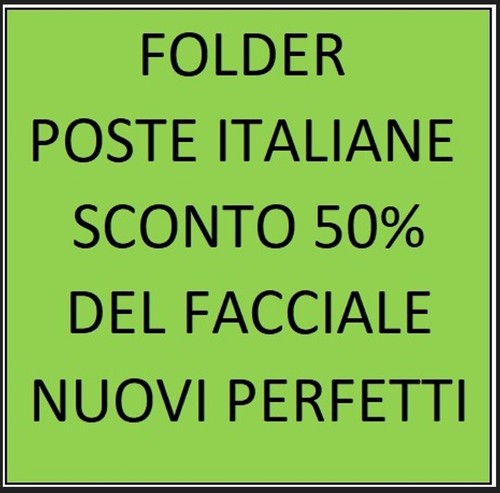 Folder poste italiane - al, 50%