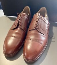 Scarpe Uomo Made in Italy Artigianali in Pelle RIVOLTA MILANO anni 60 N 44