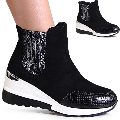 Scarpe donna zeppa stivaletti - donna,