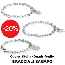 Sagapo Bracciale Donna Acciaio