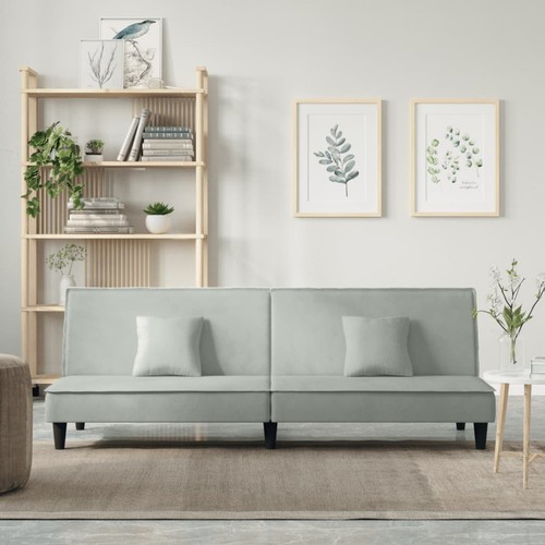 Vidaxl divano letto grigio - divano,