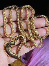Nuova collana cuore maglia