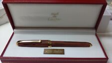 LUIS CARTIER STILO PLUME EBONITE BRUN CLAIR STILOGRAFICA ED. LIMITATA ST170023