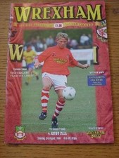 03/08/1996 Wrexham v Aston