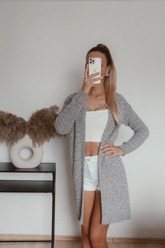 Cardigan grigio hailys - cardigan, my