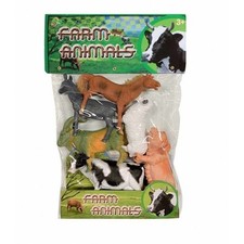 Busta Animali Fattoria 6 pezzi