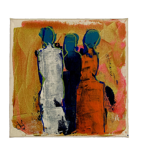 Quadro astratto acrilico