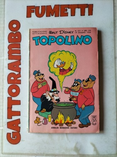Topolino 551 bollino - topolino,