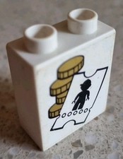 LEGO DUPLO - BIGLIETTERIA BIANCA DELLO ZOO - 6157 - VINTAGE - USATO