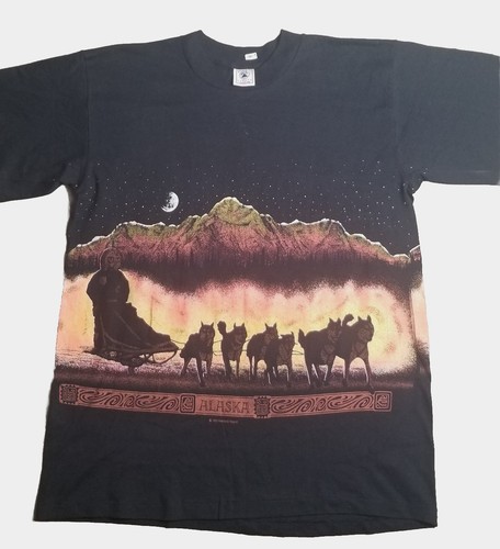 Shirt vintage alaska cani - t-shirt,