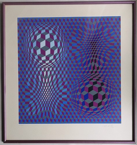 Victor vasarely metagalaxie - vasarely,