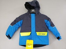 NUOVO Ski-Doo bambino bambini 3 minium giacca blu vintage logo invernale sci isolato