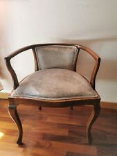 ANTICA COPPIA DI POLTRONCINE  POZZETTO RESTAURATE POLTRANA SEDIE