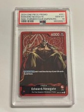 One Piece TCG PSA 10 EDWARD.NEWGATE OP02-001 Promo - 2024 ENG