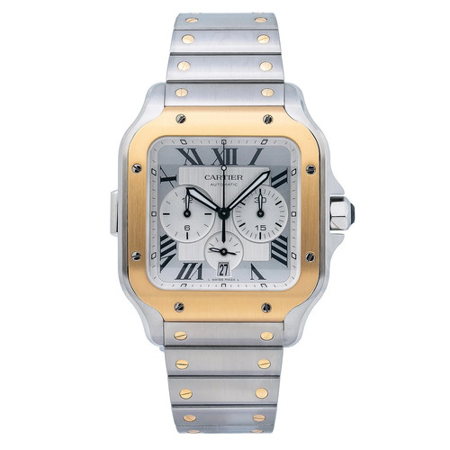 Cartier 43mm santos - santos, de