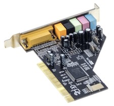 Scheda Audio TECHSOLO 5.1 TC-B16 6 Canali PCI Soundboard Porta Midi MPU-401