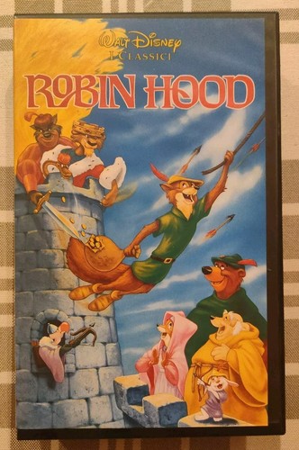 Robin hood vhs vintage walt - hood,