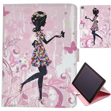 Custodia folio per iPad Air 9.7 2013 bok stand cover Farfalla Fiori brillantini