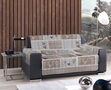 SALVAPOLTRONA TRAPUNTATO COTONE CUORI SHABBY IN LOVE BEIGE