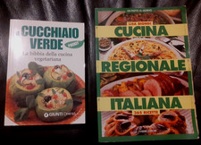 2 LIBRI: Cucina regionale italiana - LISA BIONDI - 365 Ricette, IL CUCCHIAIO VE 