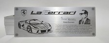 Targa Targa Nome 1/8 Ferrari