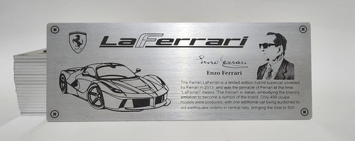 Targa nome ferrari - nome, 1/8