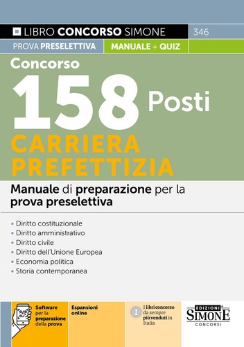 Concorso 158 posti carriera