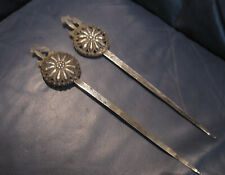 XIX secolo. Spilloni per capelli in argento  Abruzzo. Rari. cm 29. Bollati.