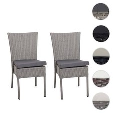 Set 2 poltrone in polyrattan