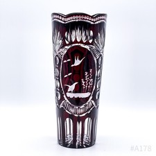 Di Boemia Vaso Vetro Terra Con