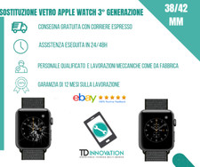 DISPLAY APPLE WATCH RIPARAZIONE SOSTITUZIONE VETRO ANTERIORE SERIE 3 38-42mm