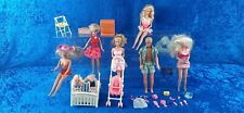 LOTTO BARBIE ANNI 80 90 KEN SKIPPER PASSEGGINO LETTINO ACCESSORI OCCHIALI B2