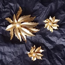 Parure spilla orecchini con - parure,