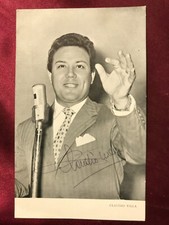 Autografo originale CLAUDIO VILLA (†1987)-Cantante/Attore-Grand Prix Eurovision