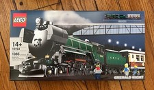 NUOVO Lego Creator 10194 TRENO NOTTURNO SMERALDO Ruote a pistone RITIRATO 