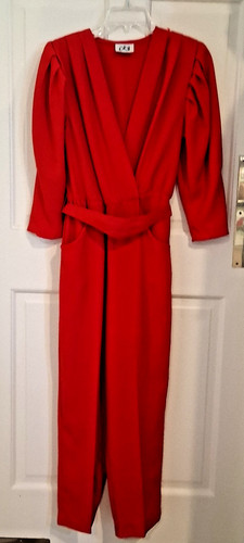 Pbj tuta vintage donna rossa - pbj,