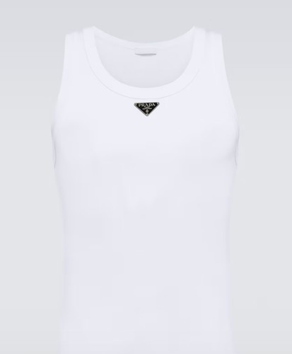 Canotta uomo prada con logo - canotta,