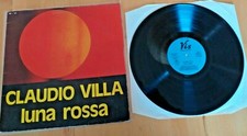 CLAUDIO VILLA LUNA ROSSA LP 12" Vis Radio LP LV 3350 disco vinile EX+ RARITA' 