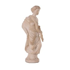 Scultura Matrona Romana Marmo Bianco - XIX Secolo Italia