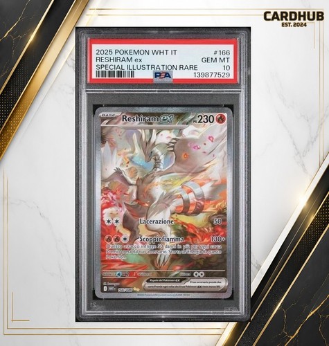 Carta pokemon reshiram - carta, ex