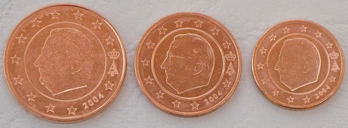 Cent monete corso - cent, belgio