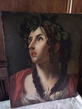 antico quadro olio su tela